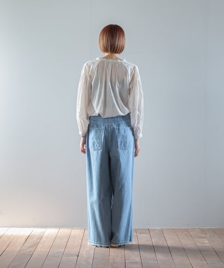 ATPOVA｜【 2026spring73 】 12OZデニム 2タックワイドカットオフパンツ