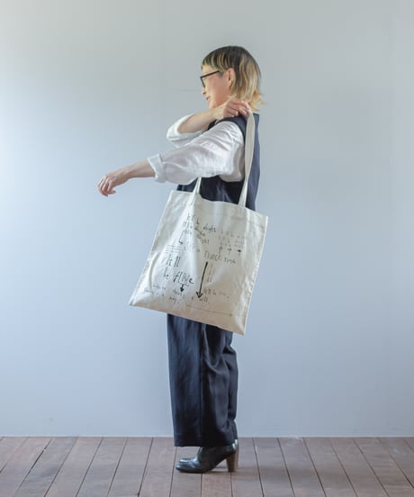 ATPOVA｜【 2026spring20 】 NATSUME X KOTETSU コラボ 「どうにかなるさ」 コットンリネントートBAG②