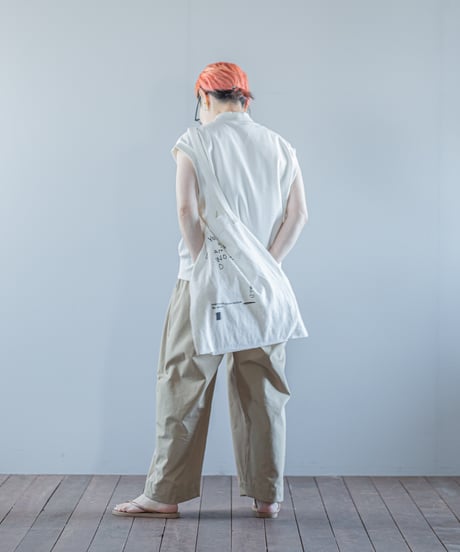 ATPOVA｜【 26SU26 】 NATSUME X ANTONE コラボ 「若者よ！旅に出よ！！」 コットンリネントートBAG④