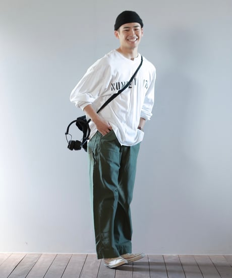 ARTE POVERA｜【 artea-reclothing204 】USランドリーBAG RE-タック＆ダーツワイドパンツ