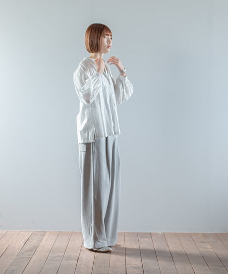 ATPOVA｜【 2026spring03 】 インドサリーストライプ ギャザーSH