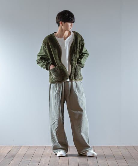 ★ARTE POVERA｜【 2025winter65 】 オランダボアライナー RE-ノーカラーJKT