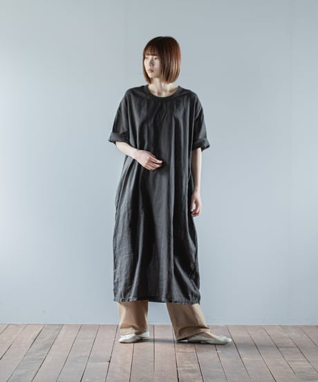 ATPOVA｜【 26SU46(TEIBAN - ATP026) 】 リネンコットン wideクルーOP(製品染)