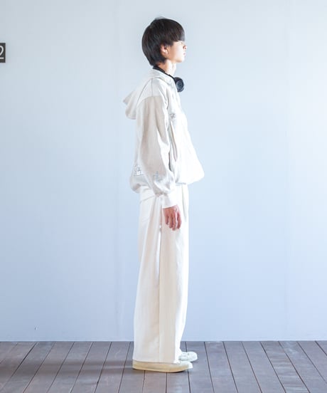 ARTE POVERA｜【 2025spring32 】USEDフランスシーツ RE-ZIPフードブルゾン