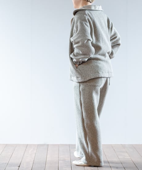 ATPOVA｜【 24WI53 】リネン＆ウール混 ZIP JKT(裏付き)