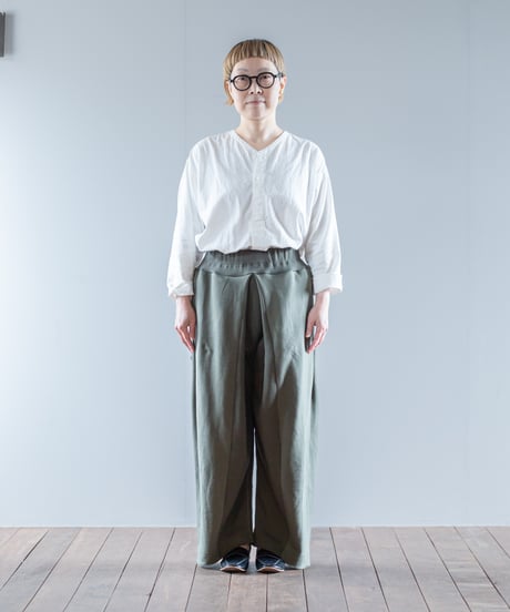 ARTE POVERA｜【 24WI30A 】フランススウェットPT RE-ワイドタックPT