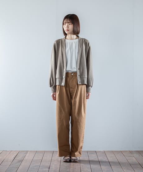ATPOVA｜【 26WI08 】 ウール混ダンボールニット カーディガン