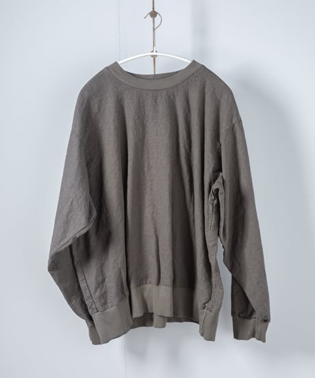 ATPOVA｜【 26WI15 】 L/Cキャバス クルーSWT(製品染)