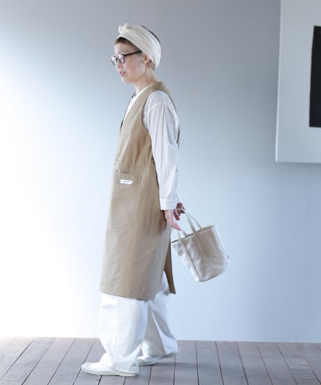 ★ARTEA｜【 artea-apron005】 ウェザーコットンエプロン