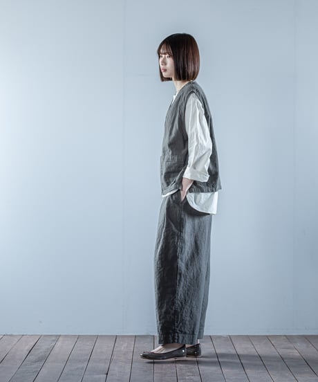 ATPOVA｜【 26WI16 】 L/Cキャバス Vベスト(製品染)
