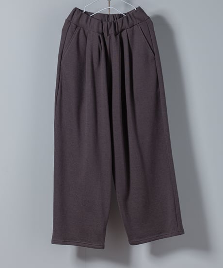 ATPOVA｜【 2025winter06 】 Linen cotton 裏毛 2タックワイドPT