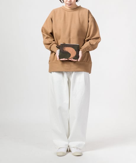 ★ARTEPOVERA【 artea-regoods007 】ハンガリー迷彩テント RE-フラットポーチ（S） キルト裏地