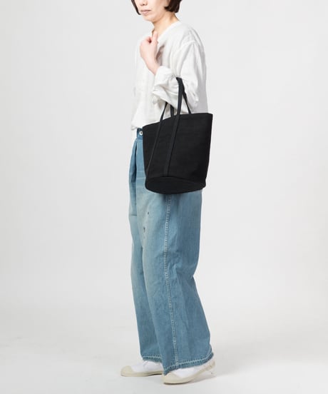★ARTEA｜【 artea-sheet015 】リネンシーツ｜ラウンドトートBAG  MOM