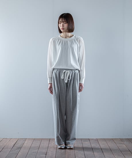 ATPOVA｜【 26WI03 】 度詰め杢天竺 タックタックPT