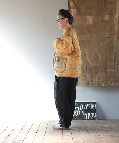 ARTE POVERA｜【 artea-fw2380 】U.Sキルトライナー製品染 RE-JKT