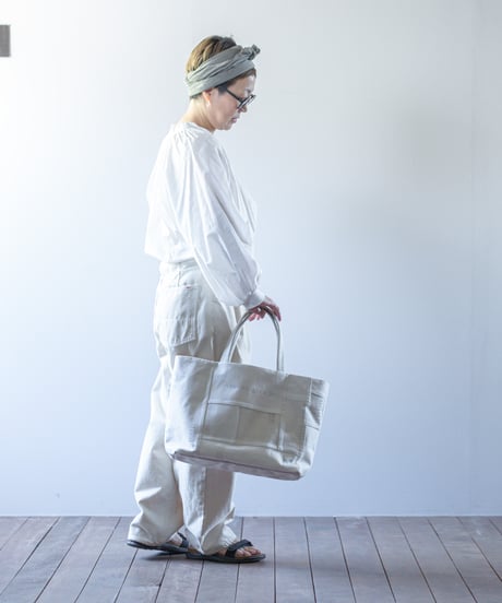 ARTE POVERA｜【 2025spring39 】USEDフランスシーツ BAG(L)