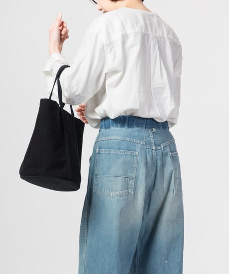★ARTEA｜【 artea-sheet015 】リネンシーツ｜ラウンドトートBAG  MOM