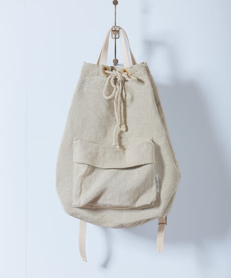 ARTE POVERA｜【 23WI45 】チェコ軍麻袋 RE-巾着リュック