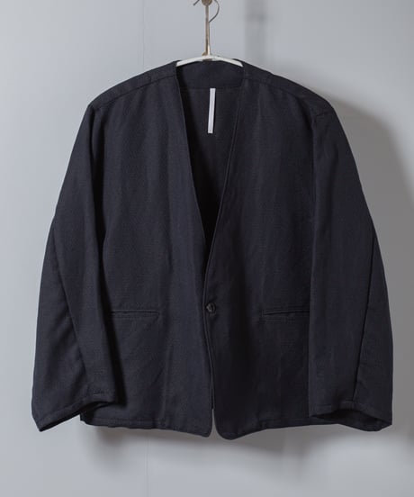 ★ATPOVA｜【 2026spring12 】 セレモニー リネンポリエステル混 ノーカラーJKT