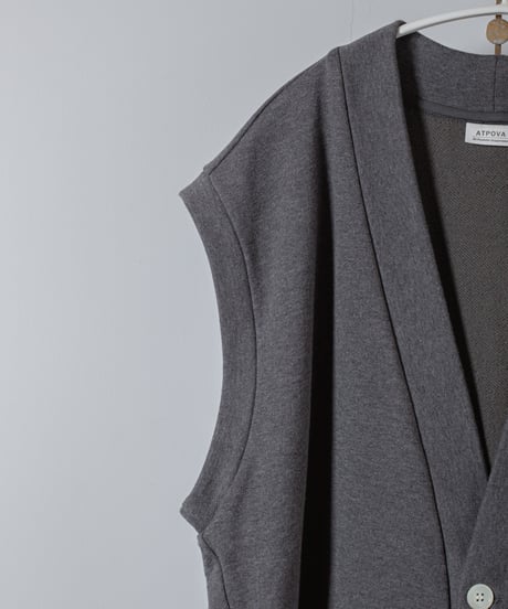 ATPOVA｜【 2026spring15 】 杢裏毛 ベスト