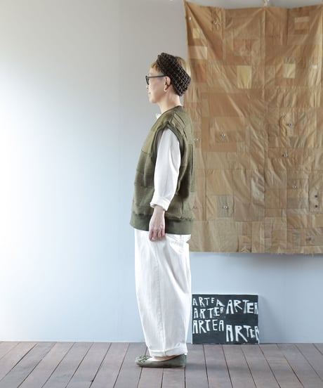 ARTE POVERA｜【 23WI75 】デンマーク60年代ウールマフラー RE-パッチワークベスト
