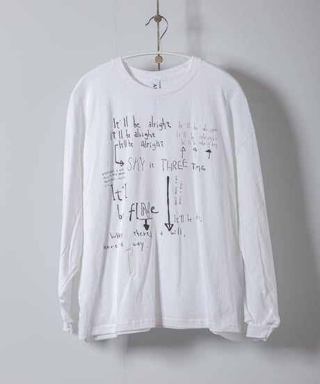 ARTE POVERA｜【 ARTEA - 26SP21 】 NATSUME X KOTETSU コラボ 「どうにかなるさ」 ギルダン RE-message ロンT②
