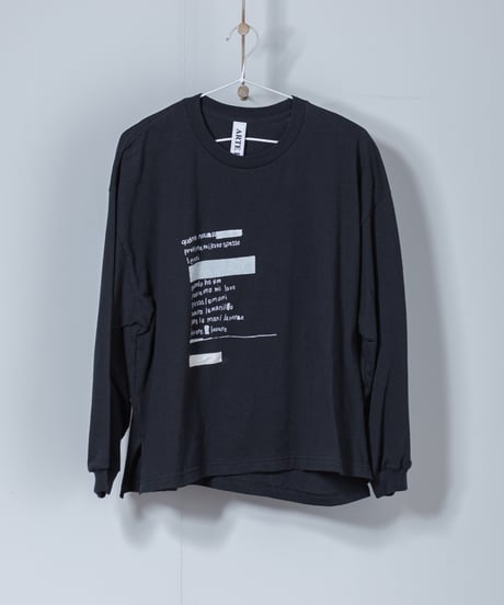★ARTE POVERA｜【 2025spring23 】ギルダン RE-｢lavare le mani｣ロンT