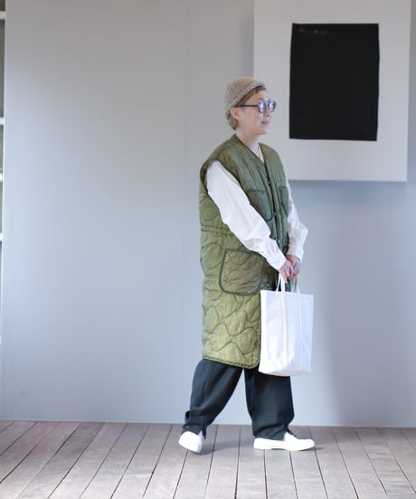 ARTE POVERA｜【 artea-reclothing217 】USキルトジャケット RE-ハーフロングベスト