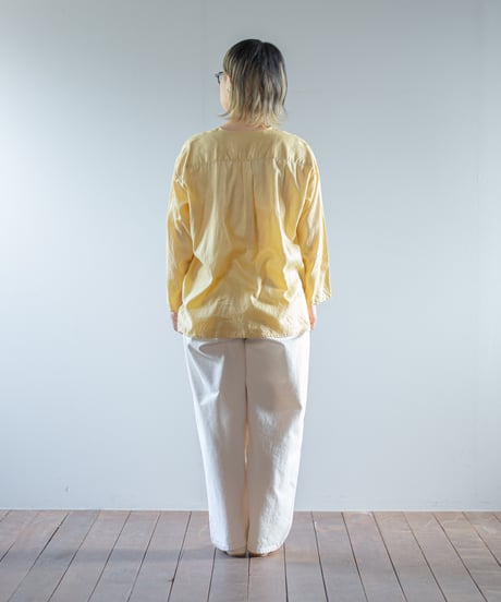 ATPOVA｜【 2026spring37 】 コットンカルゼ洗いざらし VネックSH