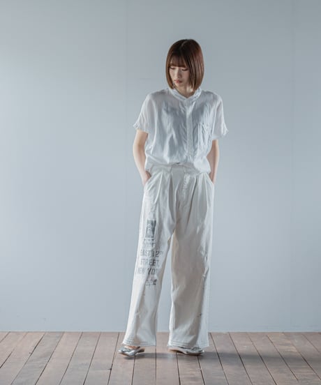 ARTE POVERA｜【 26SU58 】 12OZデニム 2タックワイドダメージ加工