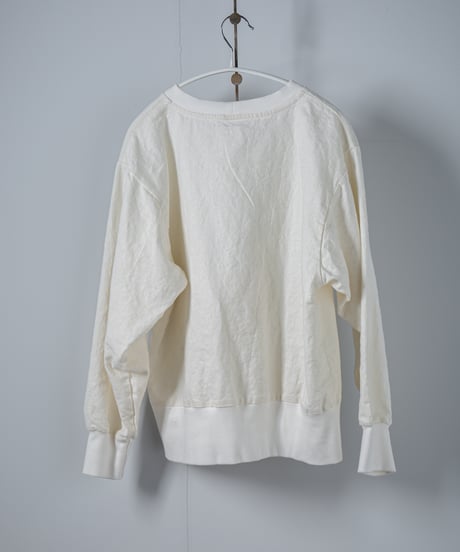 ATPOVA｜【 26WI15 】 L/Cキャバス クルーSWT(製品染)
