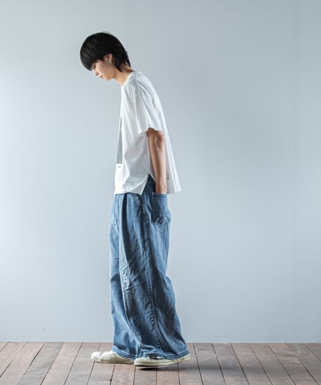 ★ARTE POVERA｜【 26SU52 】 ギルダン RE-「Hoooh」PHOTO＆シルクMIX Tシャツ