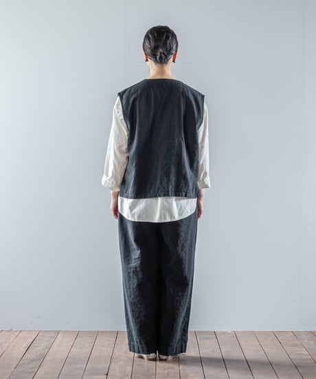 ATPOVA｜【 26WI16 】 L/Cキャバス Vベスト(製品染)
