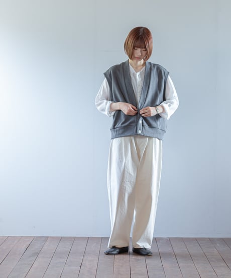 ATPOVA｜【 2026spring15 】 杢裏毛 ベスト
