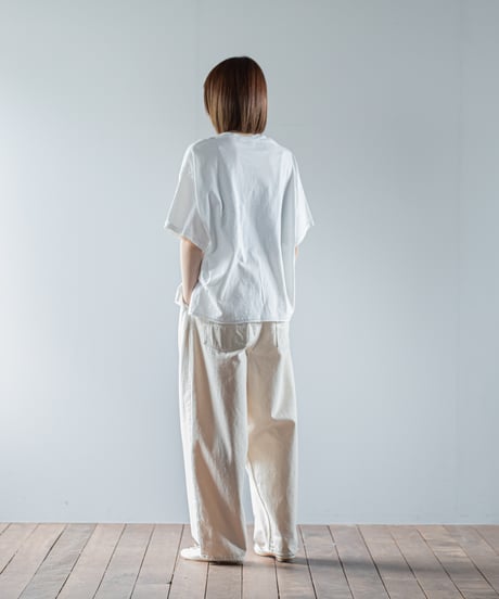 ★ARTE POVERA｜【 26SU52 】 ギルダン RE-「Hoooh」PHOTO＆シルクMIX Tシャツ