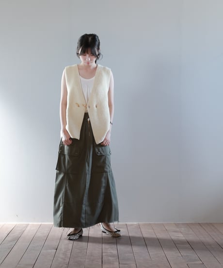 ARTE POVERA｜【 artea-reclothing215 】フランスカーゴPT RE-スカート