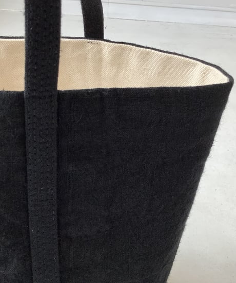 ★ARTEA｜【 artea-sheet015 】リネンシーツ｜ラウンドトートBAG  MOM