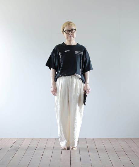 ★ARTE POVERA｜【 2025summer16 】ギルダン RE-｢ lavare le mani ｣プリントT