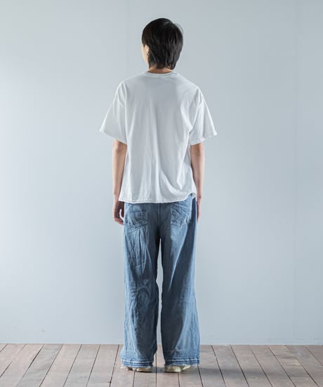 ★ARTE POVERA｜【 26SU52 】 ギルダン RE-「Hoooh」PHOTO＆シルクMIX Tシャツ