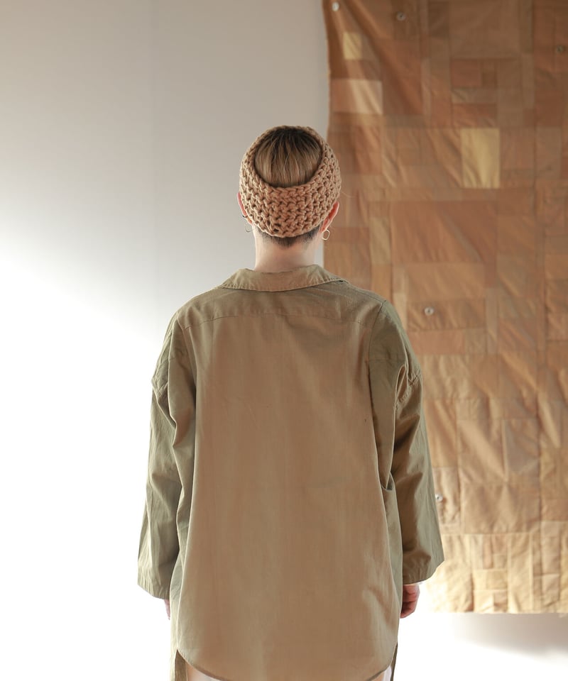 ☆ATPOVA｜【 2023winter85 】ハンドニット ターバン（ペルー