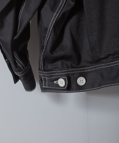 ATPOVA｜【 2026spring26 】 12OZデニム ノーカラーワークJKT