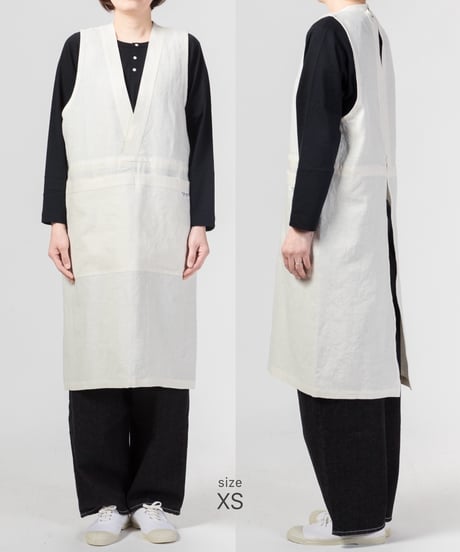 ★ARTEA｜【 artea-apron005】 ウェザーコットンエプロン