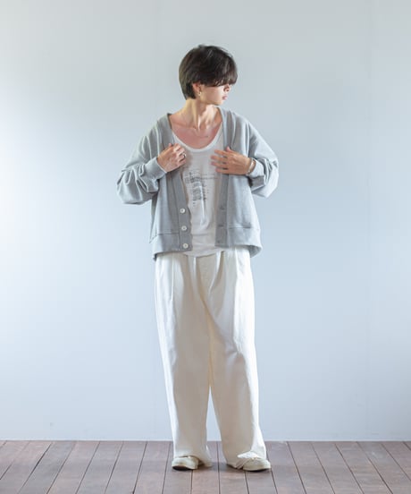 ATPOVA｜【 2026spring16 】 杢裏毛 カーディガン