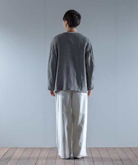 ATPOVA｜【 2025winter24 】 コットンウール ノーカラーJKT（裏付き）
