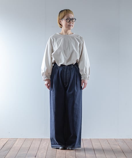 ATPOVA｜【 2025winter53 】 12OZデニム 2タックワイドカットオフパンツ