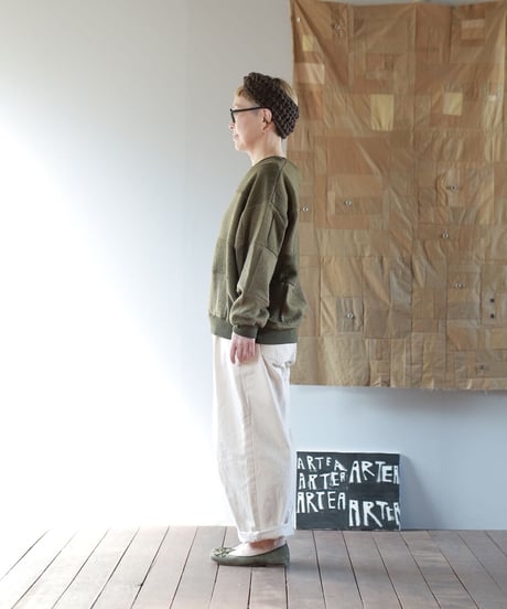 ARTE POVERA｜【 23WI76 】デンマーク60年代ウールマフラー RE-パッチワークSWT