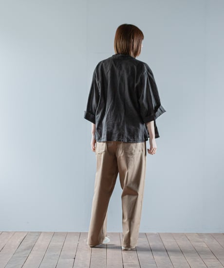 ATPOVA｜【 26SU44 】 リネンコットン シャツJKT(製品染)