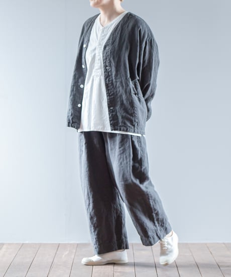 ATPOVA｜【 24WI02 】リネンキャンバス 製品染VカラーJKT