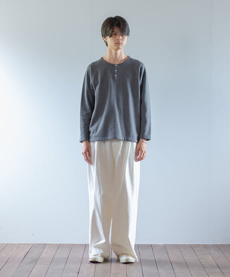 ATPOVA｜【 2026spring14 】 杢裏毛 ヘンリー