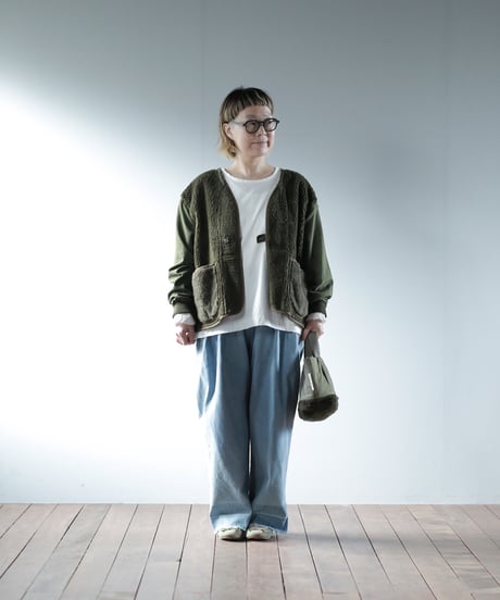 ★ARTE POVERA｜【 2025winter65 】 オランダボアライナー RE-ノーカラーJKT